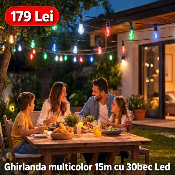 Ghirlanda luminoasa,multicolor, interconectabila [2]