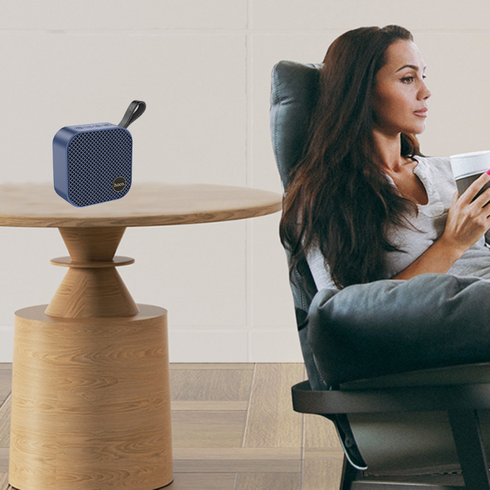 Mini boxa wireless Bluetooth, TWS, Hi-Fi Hoco HC22, negru [3]