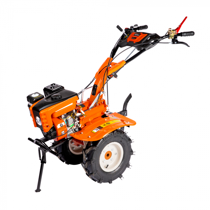Motocultor Detoolz 8.5CP 212CC, benzina, 4T, 4 viteze, pornire manuala, cu roti [26]