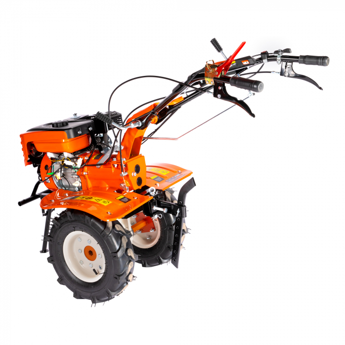 Motocultor Detoolz 8.5CP 212CC, benzina, 4T, 4 viteze, pornire manuala, cu roti [4]
