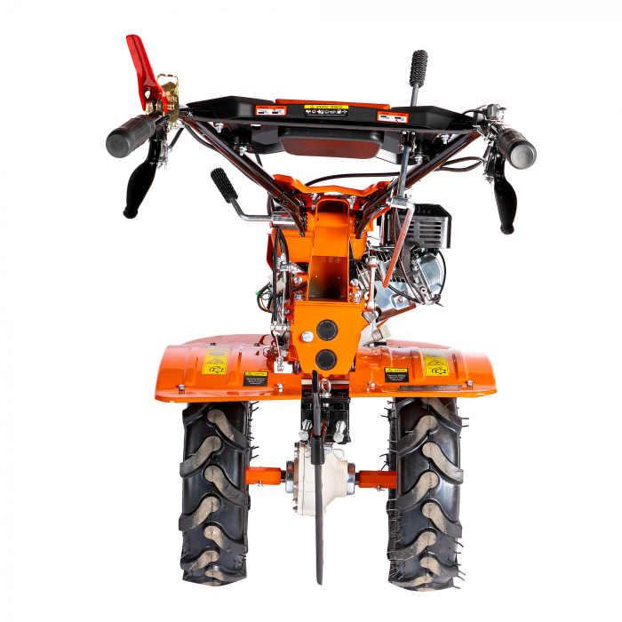 Motocultor Detoolz 8.5CP 212CC, benzina, 4T, 4 viteze, pornire manuala, cu roti [2]