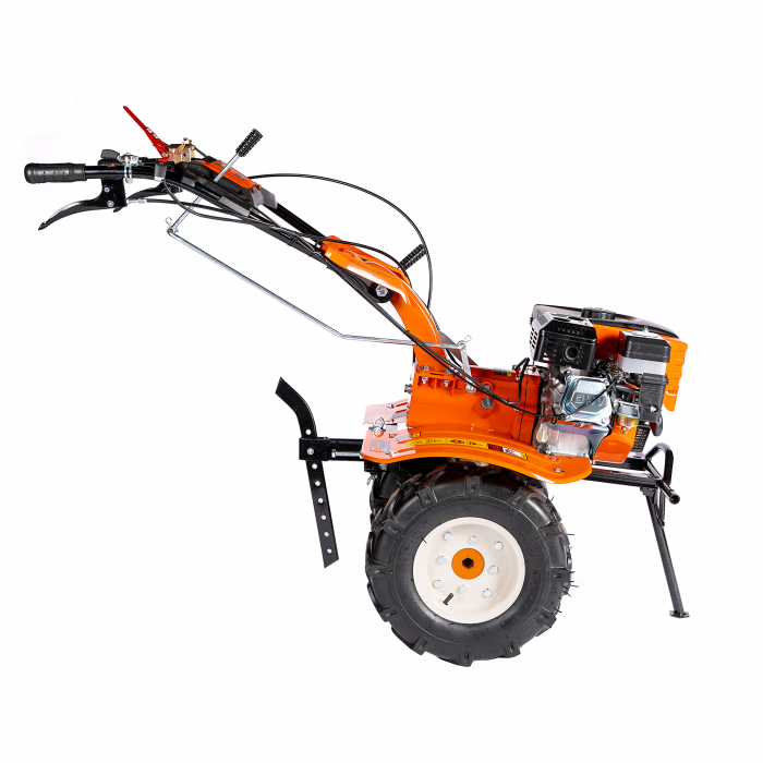 Motocultor Detoolz 8.5CP 212CC, benzina, 4T, 4 viteze, pornire manuala, cu roti [5]
