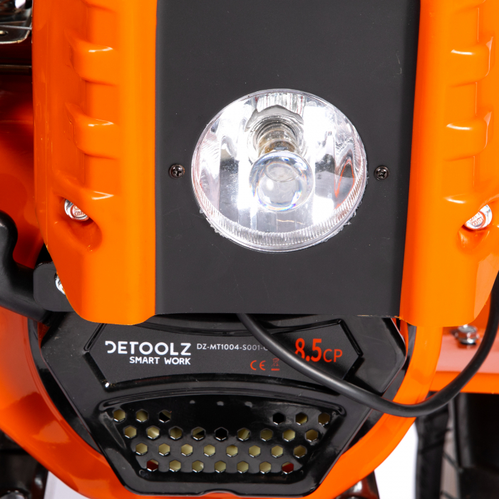 Motocultor Detoolz 8.5CP 212CC, benzina, 4T, 4 viteze, pornire manuala, cu roti [28]