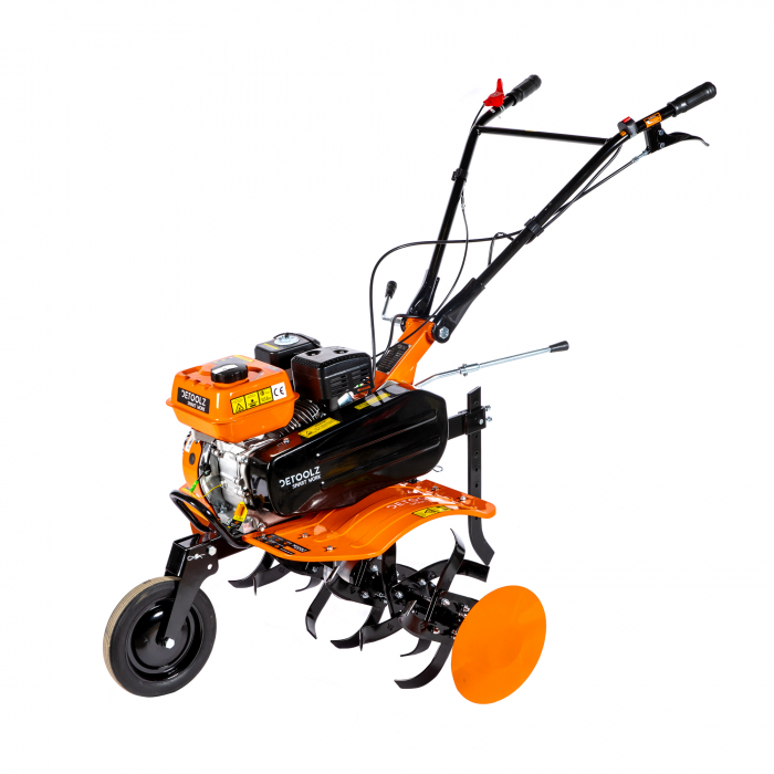 Motocultor Detoolz 8CP 212CC, benzina, 4T, 3 viteze, pornire manuala, fara roti [2]
