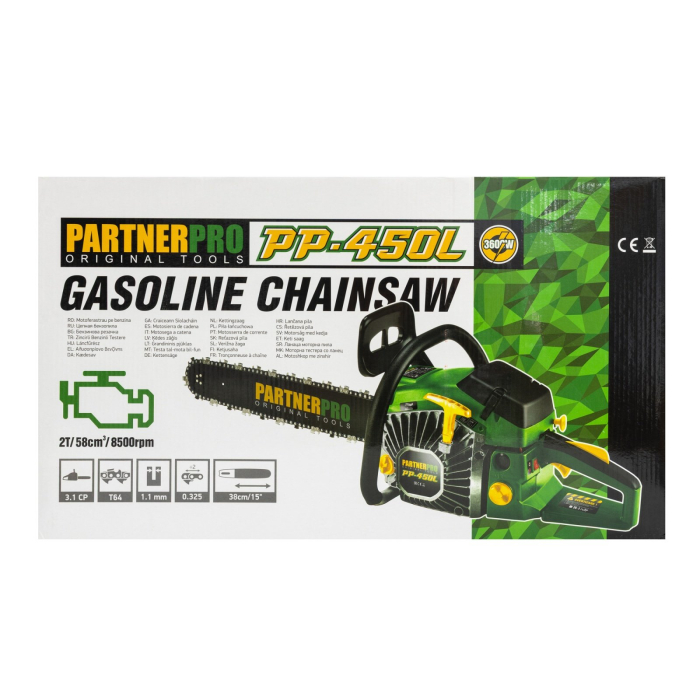 Motofierastrau (drujba) pe benzina PARTNER PRO PP-450L [8]