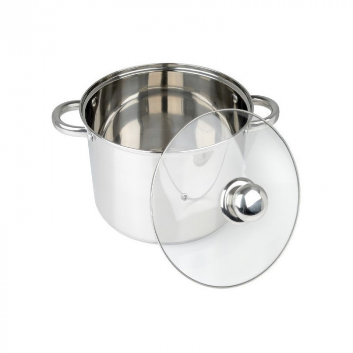 Oala din inox cu capac din sticla , 19.5 l , Grunberg GR2132 [4]