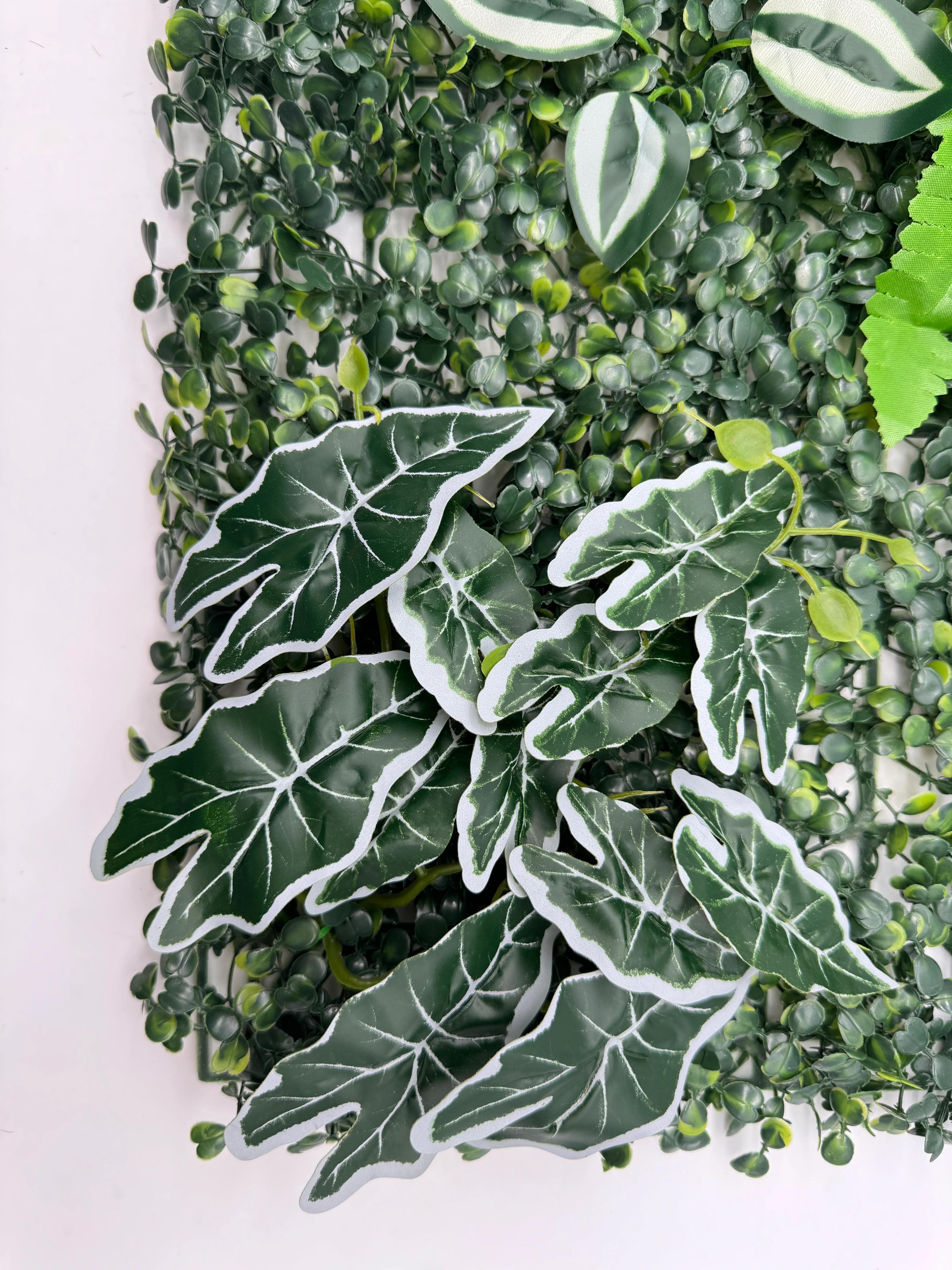 Panou buxus artifcial cu frunze artificiale, verde decor sau mascare, 40x60cm [2]