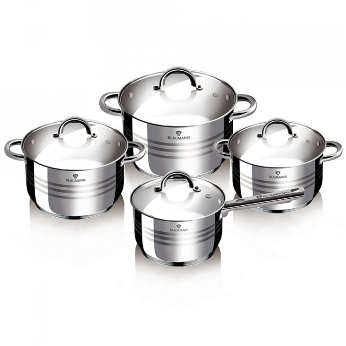 Set oale cu capac din otel inoxidabil (8 piese) Gourmet Line Blaumann BL 3115 [2]