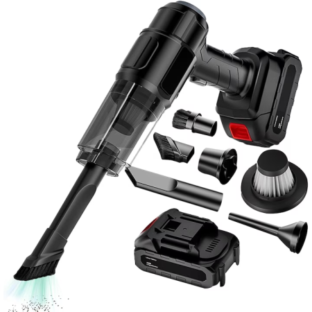 Produse - Aspirator de mana cu acumulator 60W, accesorii incluse, suflanta
