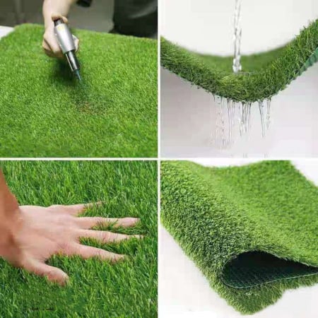 Decoratiuni - Covor iarbă artificială tip gazon , cu un aspect deosebit de iarba naturală 2m x 1m