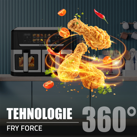 Friteuza cu aer cald Samus AF12TWIN-S2800DW [6]