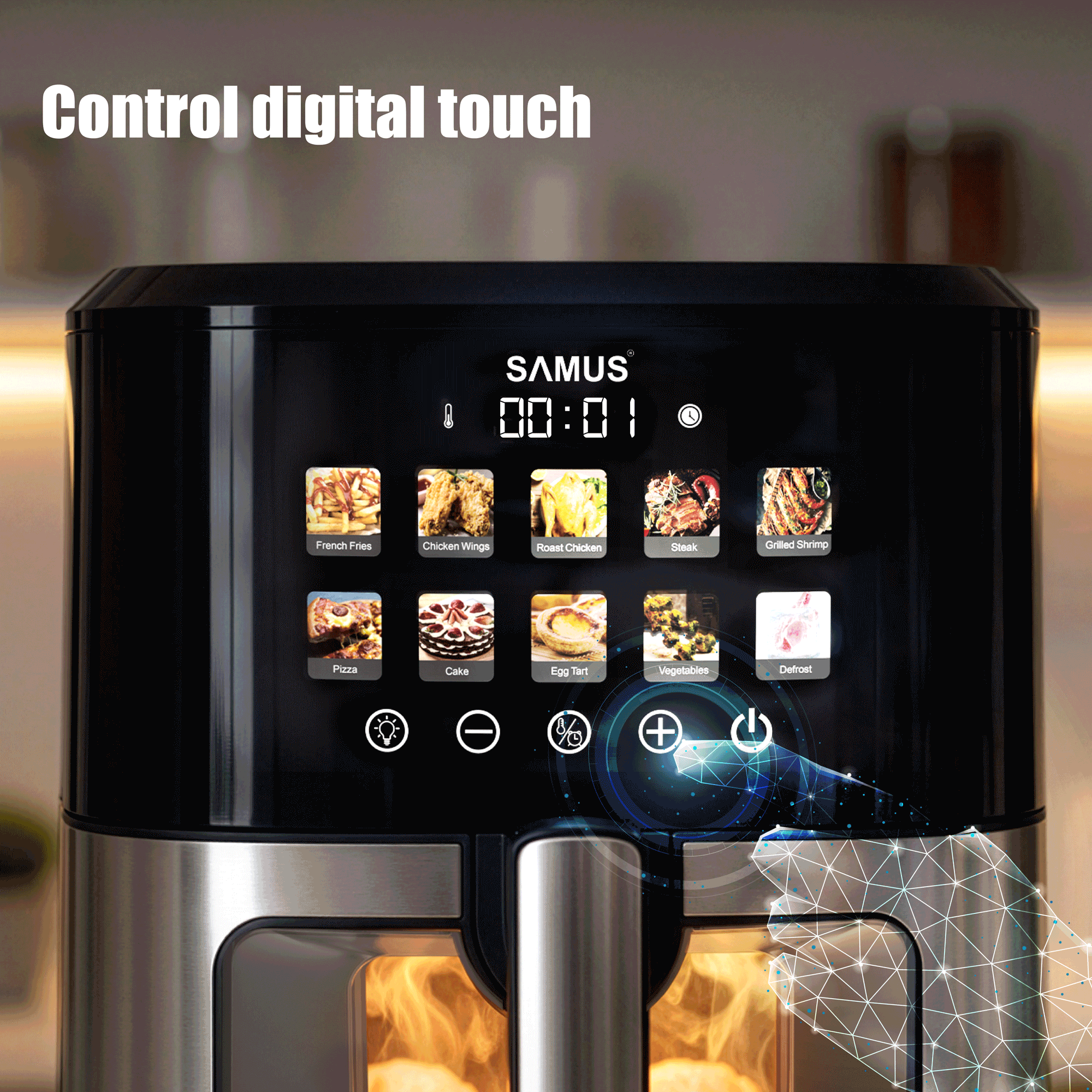 Friteuza cu aer cald Samus AF6.5H-S1701DW [3]