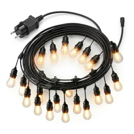 Produse - Ghirlanda luminoasa, interconectabila, 15 m cu 30 becuri E27