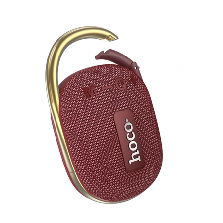 Boxe portabile - Mini boxa Bluetooth TWS Hi-Fi Hoco HC17 cu holder curea, bordo