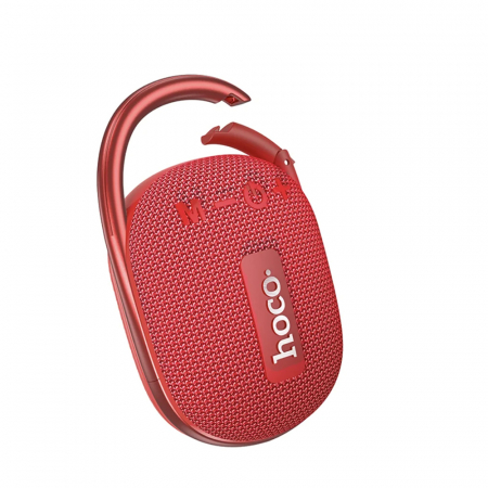 Boxe portabile - Mini boxa Bluetooth TWS Hi-Fi Hoco HC17 cu holder curea, rosu