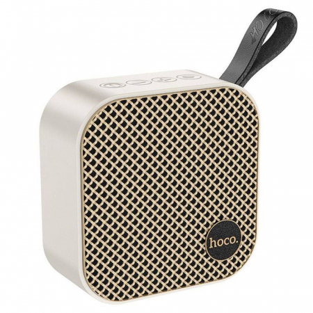 Boxe portabile - Mini boxa wireless Bluetooth, TWS, Hi-Fi Hoco HC22, alb