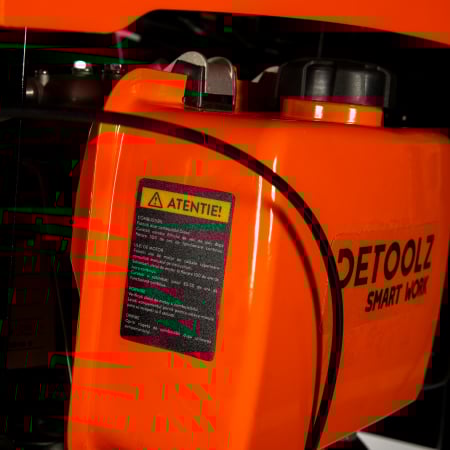 Motocultor Detoolz 11CP 418CC, motorina, 4T, 3 viteze, pornire electrica, cu roți [9]