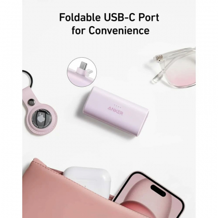 Power bank, baterie externa Anker Nano, 5000mAh, 22.5W, negru [5]