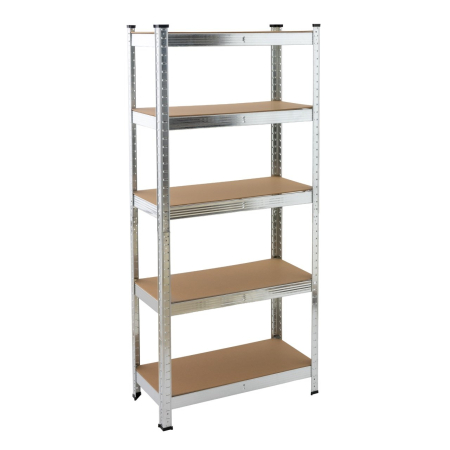 Rafturi depozitare - Raft Galvanizat 120Wx45Dx180Hcm pentru depozitare din otel