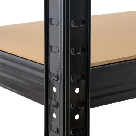 Raft Negru 70Wx30Dx150Hcm pentru depozitare din otel [1]