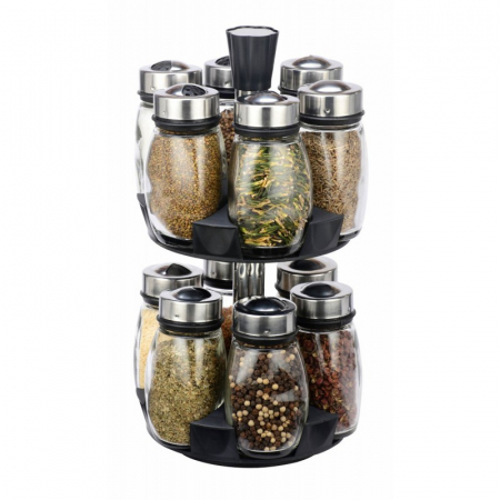 Set 12 recipiente condimente cu suport rotativ , Grunberg [1]