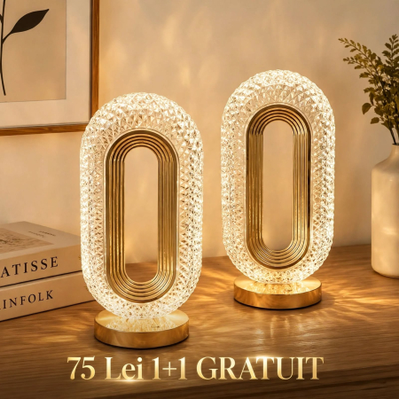 Iluminatoare - Set 2 x Lampa Diamond, Touch, USB, 3 moduri iluminare