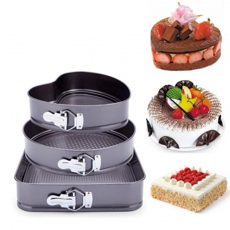 Home&Deco - Set 3 forme pentru prajituri