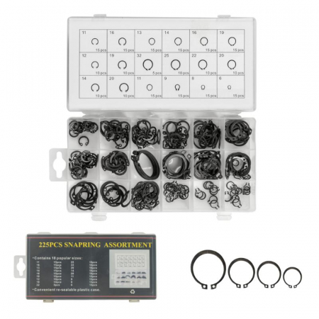 Accesorii Auto - Trusa inele de siguranta 225pcs
