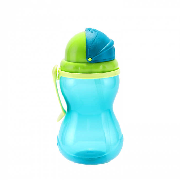 Canita sport cu pai retractabil si maner, Canpol babies®, fara BPA, 370 ml, albastru [2]