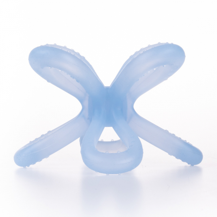 Jucarie pentru dentitie floare buclata 3D, GiliGums®, silicon, 3 luni + [2]