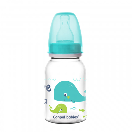 Biberon „Love & Sea“, Canpol babies®, polipropilena, 120 ml [0]