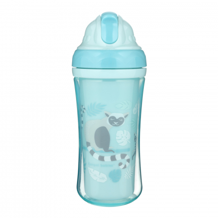 Cana sport cu pai retractabil „Lemur“, Canpol babies®, fara BPA, 260 ml, turcoaz [1]