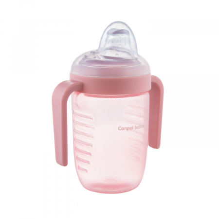 Canita anti-varsare, Canpol babies®, fara BPA, 220 ml, roz [0]