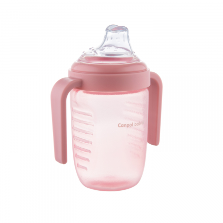 Canita anti-varsare, Canpol babies®, fara BPA, 220 ml, roz [1]