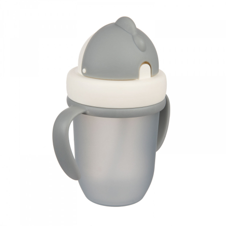 Canita sport „Matte Pastels“ cu pai retractabil, Canpol babies®, fara BPA, 210 ml, gri [2]