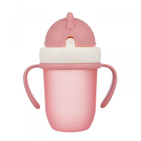 Canita sport „Matte Pastels“ cu pai retractabil, Canpol babies®, fara BPA, 210 ml, roz [0]