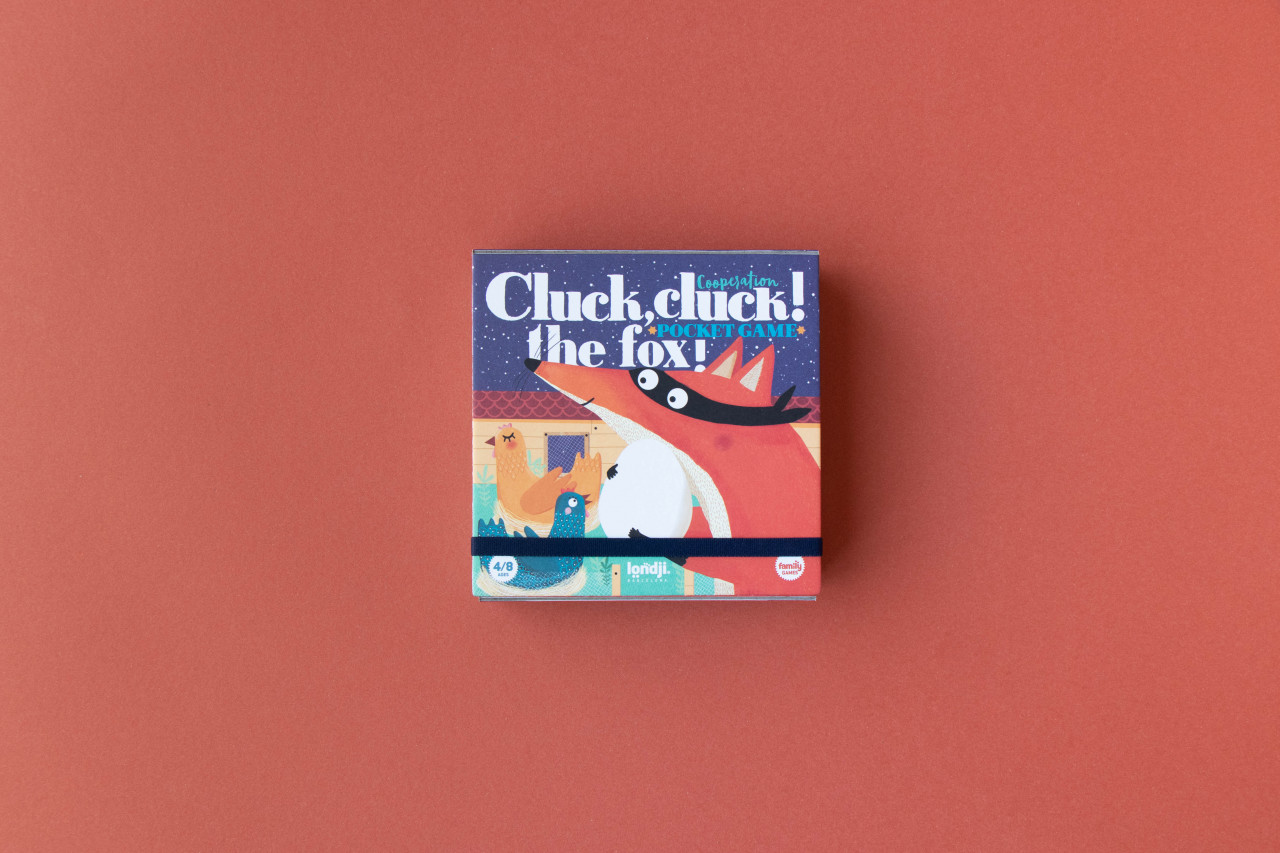 Londji-Joc de cooperare Cluck, cluck the fox, editia de buzunar, Londji [9]