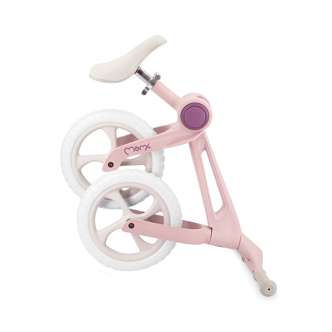 Jucarii educative - Momi-Bicicleta fara pedale, pliabila, Momi Noru - Pink