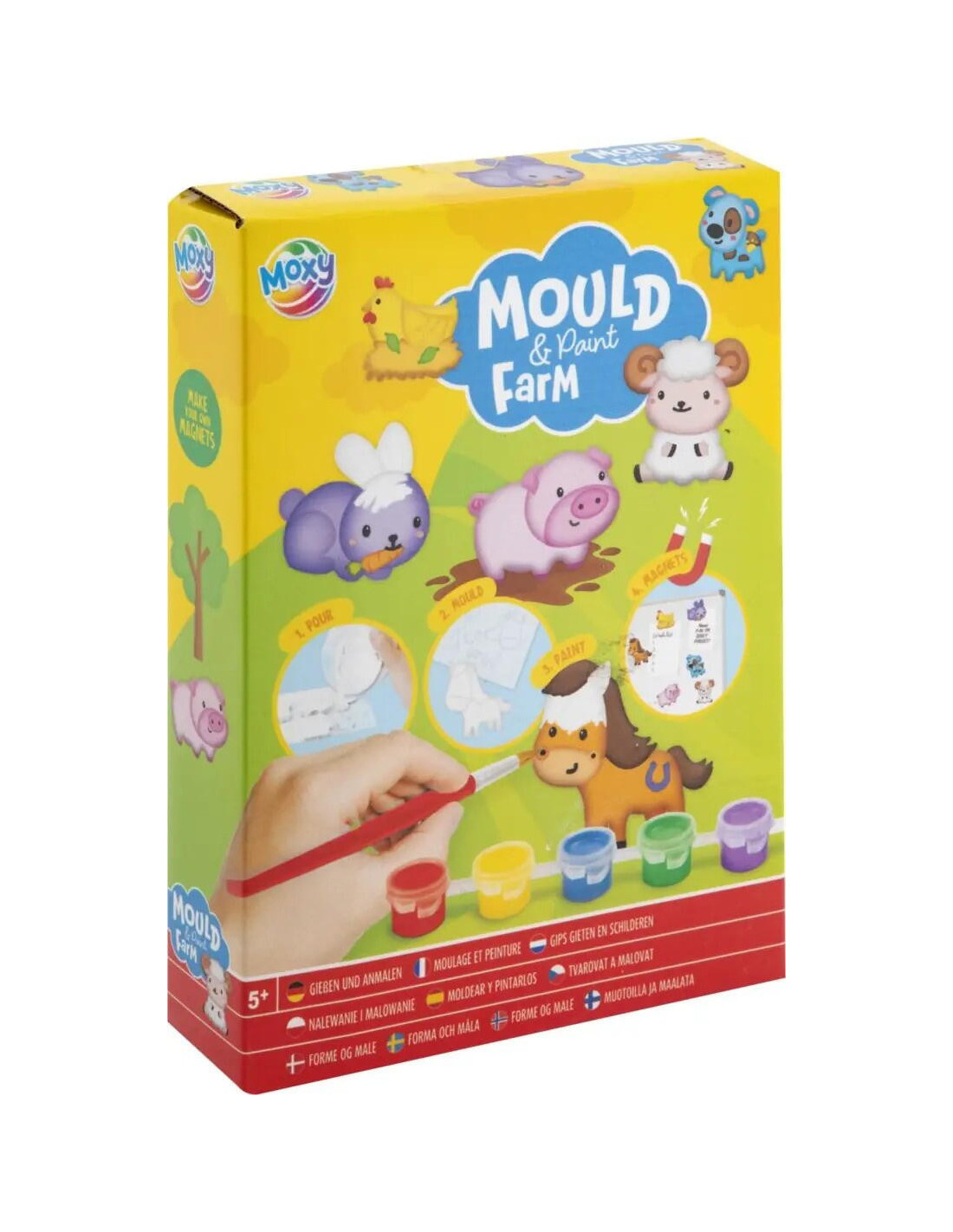 Oktató játékok - Set modelez si pictez - Animalutele de la ferma