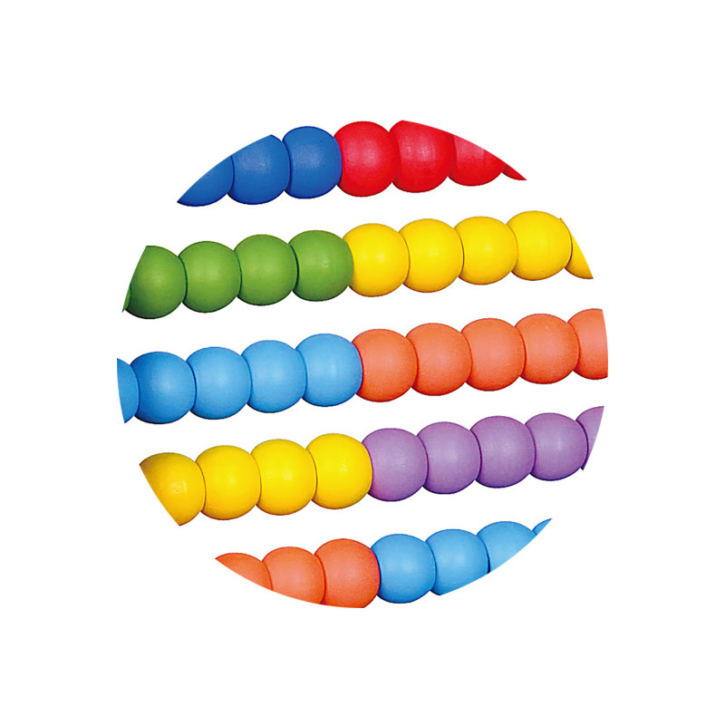 Abac colorat din lemn, Viga [4]