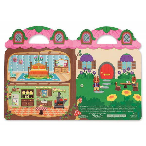 Melissa & Doug Abtibilduri pufoase - Casuta veveritelor Melissa and Doug [4]