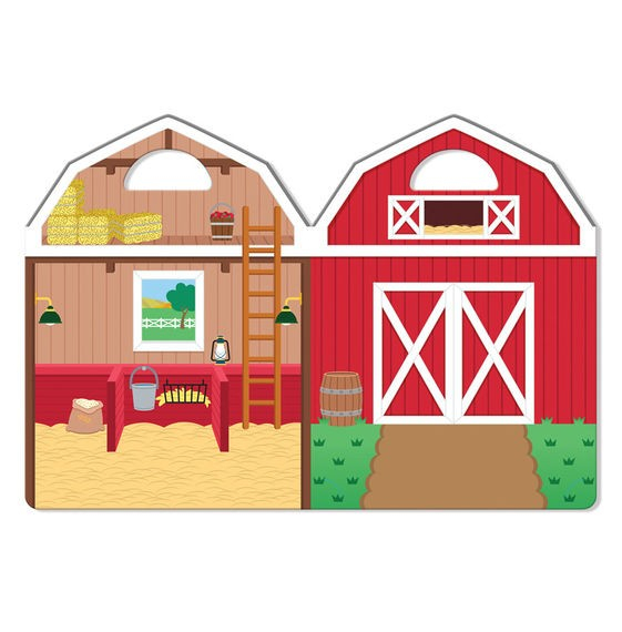 Melissa & Doug Abtibilduri pufoase La ferma Melissa and Doug [3]