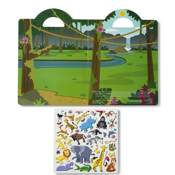 Melissa & Doug Abtibilduri pufoase - Safari [2]