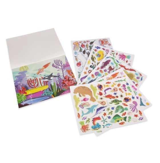 Melissa & Doug Abtibilduri reutilizabile Viata acvatica [3]