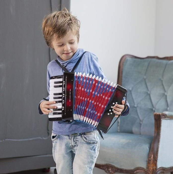 New-Classic-Toys-Acordeon-mare-Instrument-muzical-copii-Negru [5]