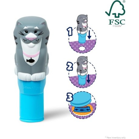 Activitati cu autocolante Sticker WOW Pisica [3]