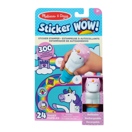 Activitati cu autocolante Sticker WOW Unicorn [1]