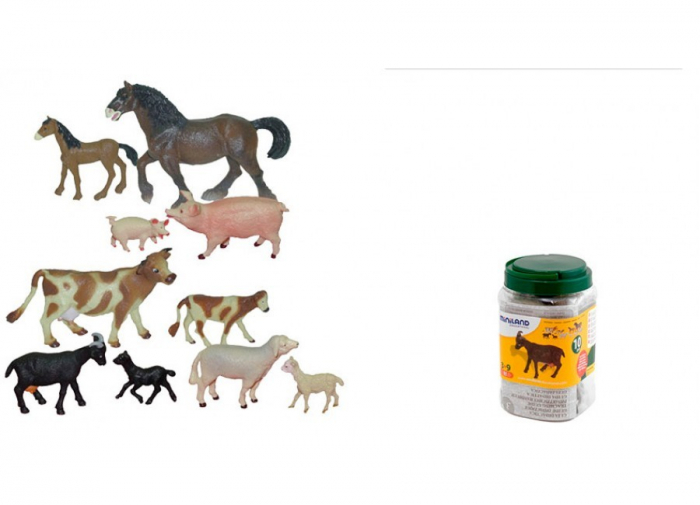 Miniland-Animale-domestice-cu-puii-set-de-10-figurine-Miniland [4]