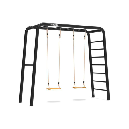Berg Toys-Ansamblu Joaca BERG PlayBase Medium TL cu 2 Leagane Berg Sezut Lemn [1]