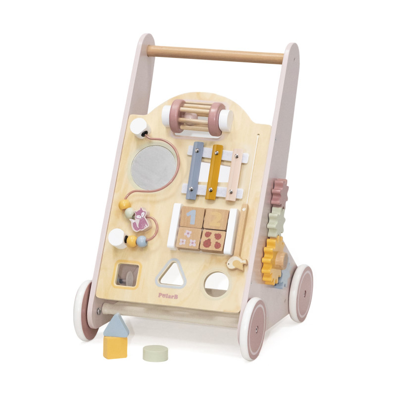 Viga-Antemergator roz cu activitati Montessori, PolarB Viga [1]
